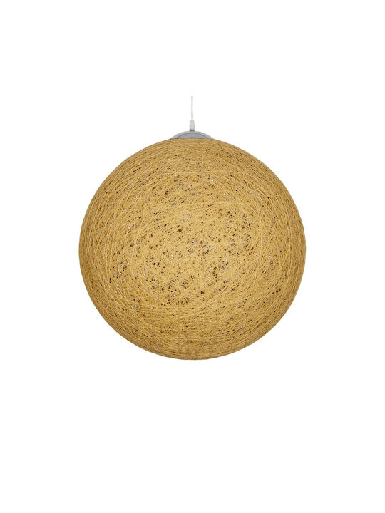 GloboStar Pendant Light Beige Boho with Socket E27 60x60x60cm