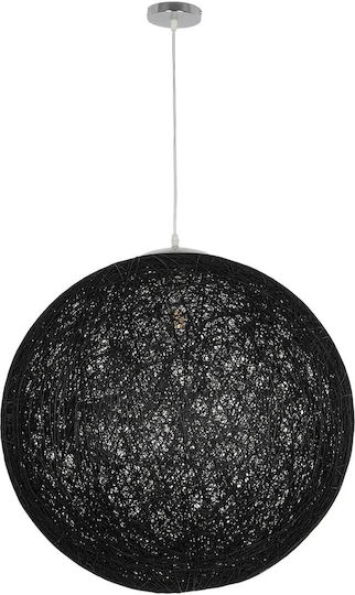 GloboStar Lustră Negru Boem cu Dulie E27 60x60x60cm.