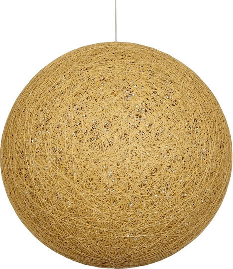GloboStar Hängelampe Beige Boho mit Fassung E27 60x60x60cm.