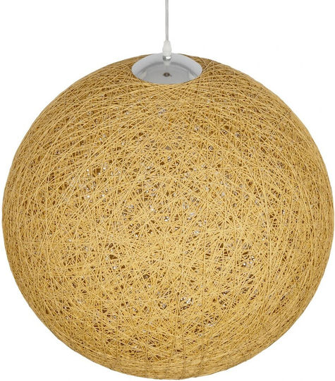 GloboStar Hängelampe Beige Boho mit Fassung E27 60x60x60cm.