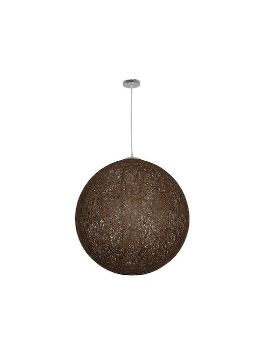 GloboStar Pendant Light Brown Boho with Socket E27 60x60x60cm