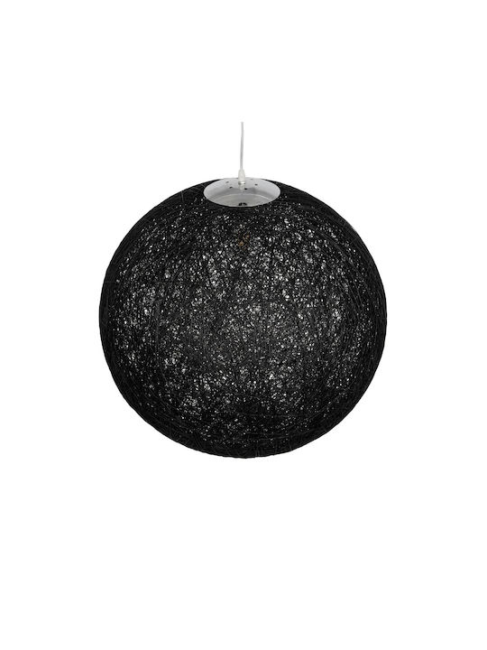 GloboStar Κρεμαστό Φωτιστικό Μαύρο Boho με Ντουί E27 60x60x60εκ.