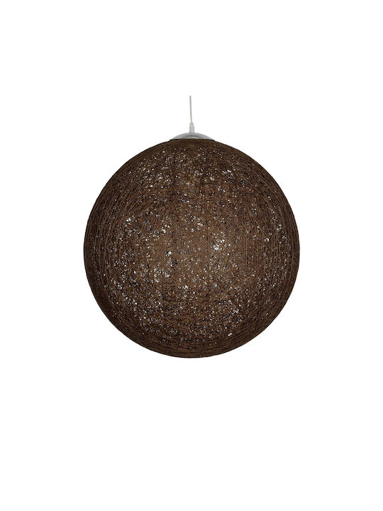 GloboStar Pendant Light Brown Boho with Socket E27 60x60x60cm