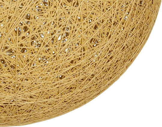 GloboStar Hängelampe Beige Boho mit Fassung E27 60x60x60cm.