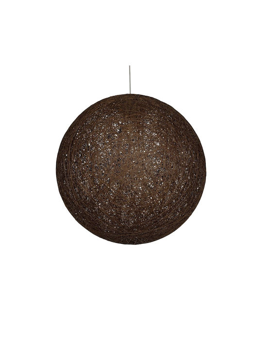 GloboStar Pendant Light Brown Boho with Socket E27 60x60x60cm