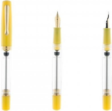 Nahvalur Πένα Γραφής Medium 1.1mm Κίτρινη από Ατσάλι