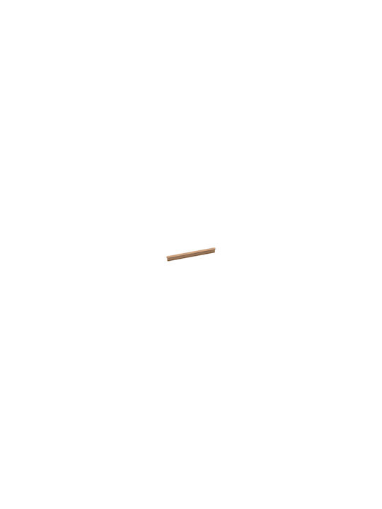 Roline Handle Furniture made of Metallic & Wooden Teak with Center Distance 160mm ICP-14053-160mm 1pcs