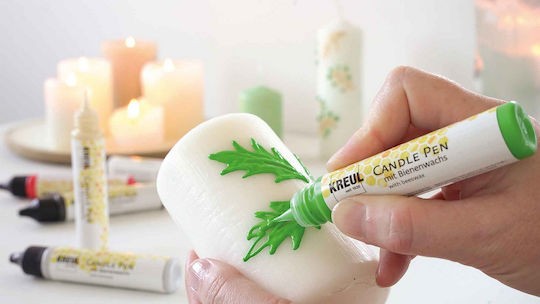 Σετ Winter Love Χρώματα-στυλό Διακόσμηση Κεριών Kreul Candle Pen 6 Τεμ