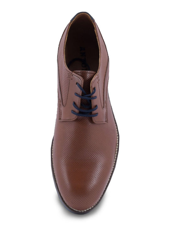 Men's Leather Casual Shoes Tabac Brown