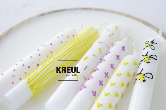 Σετ Winter Love Χρώματα-στυλό Διακόσμηση Κεριών Kreul Candle Pen 6 Τεμ