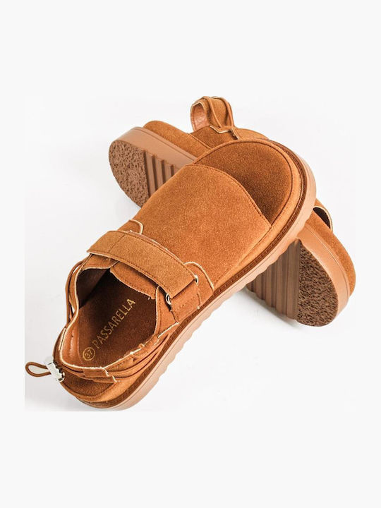 Γυναικεία Σανδάλια Flatforms Ταμπά