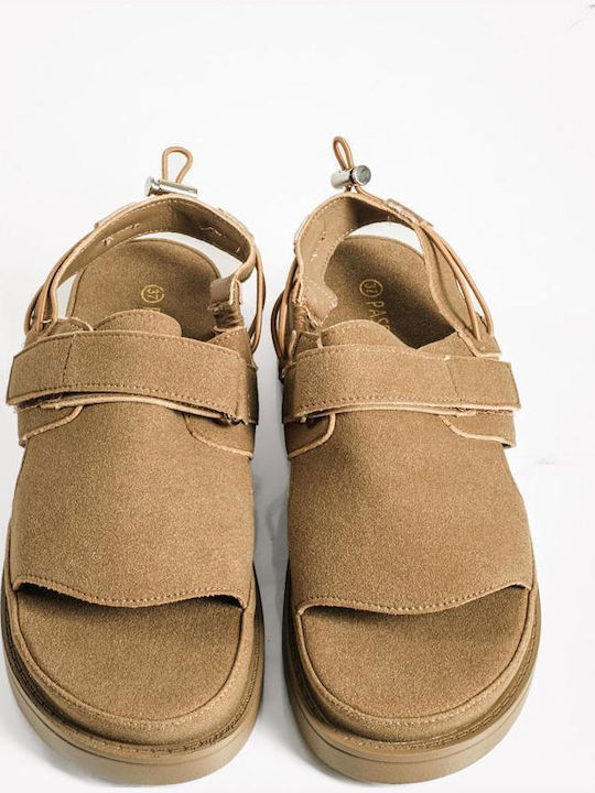 Γυναικεία Σανδάλια Flatforms Καφέ