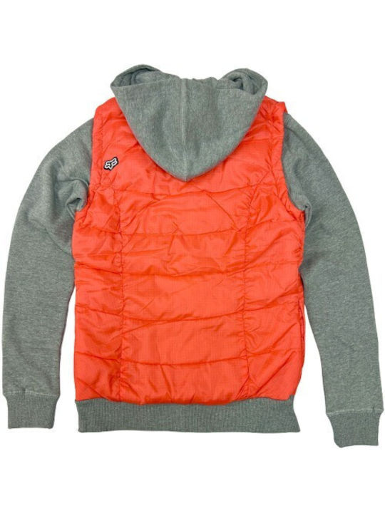 Women's Sweatshirt Hooded Orange