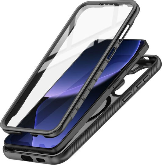 Tech-Protect Defense 360 Full Cover Silicone / Plastic Black (Galaxy A57)