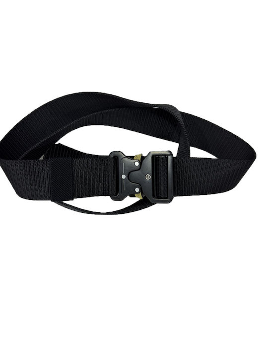 Strong High Durability Adjustable Bd-2301 Men's Belt Webbing Belt Black