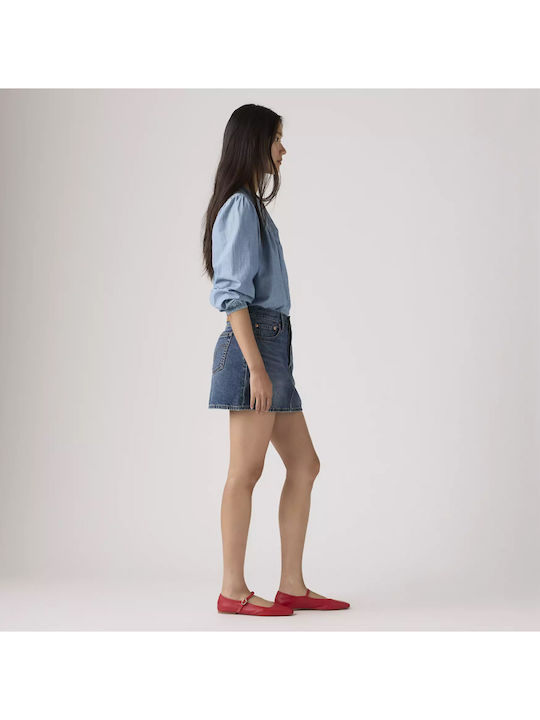 Icon Denim Fustă Blue
