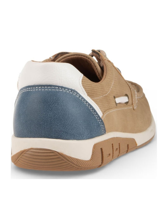 Men's Boat Shoes Beige