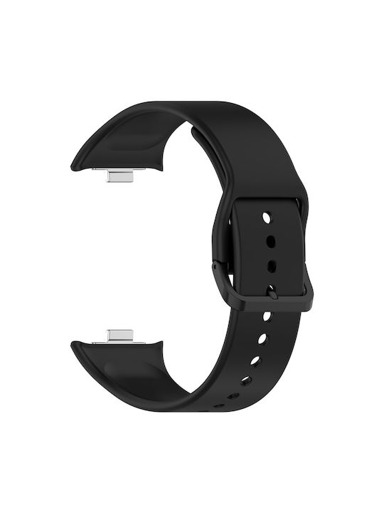 Λουράκι Silicone Buckle Xiaomi Redmi Watch 6 5 4 Smart Band 9 Pro 8 Pro Black Λουράκι Silicone Buckle Xiaomi Redmi Watch 6 5 4 Smart Band 9 Pro 8 Pro Black