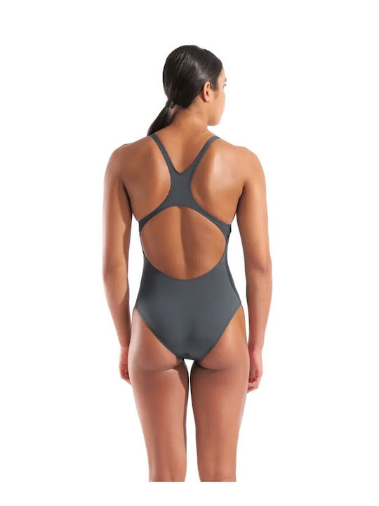 Activewear Swimsuit Khaki-Fuchsia