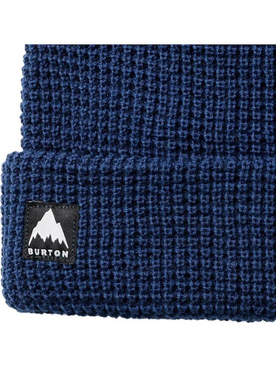 Recycled Waffle Beanie Ανδρικός Σκούφος Πλεκτός σε Μπλε χρώμα