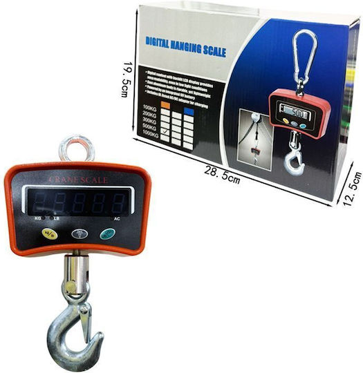 Digital Professional Hanging Scale with Weighing Capacity of 500kg