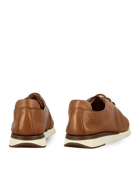 Women's Leather Oxford Shoes Tabac Brown