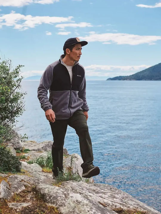 Columbia Pant Ii Ανδρικό Μακρύ Παντελόνι Πεζοπορίας Μαύρο