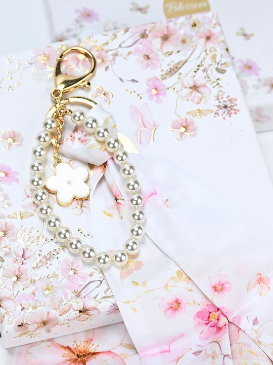 Charm Μαντιλάκι Πέρλες Pink Blossom Charm Μαντιλάκι Πέρλες Pink Blossom