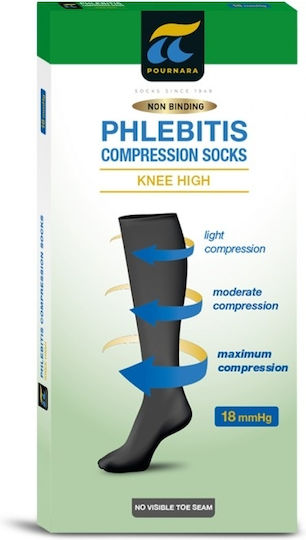 Pournara Socks Phlebitis Without Elastic 4780-15 Blue 5201157598524