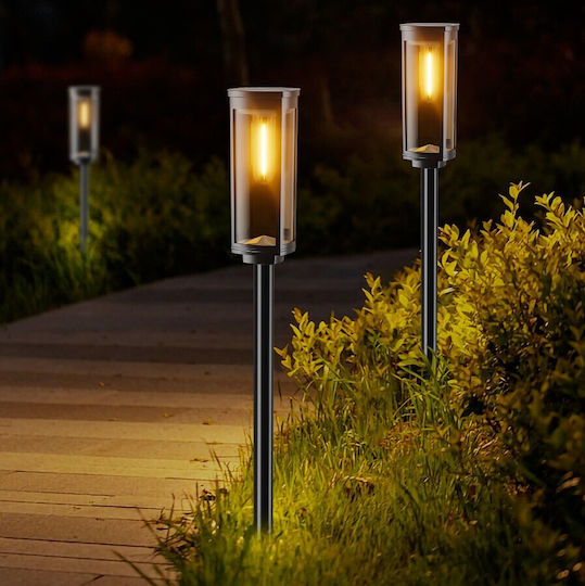 Spiked Lampă Solară cu Alb Cald Lumină 3000K
