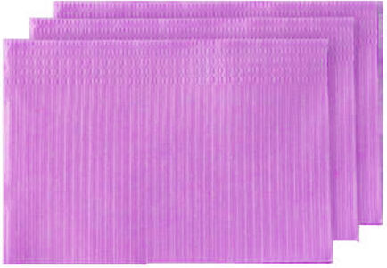 Bournas Medicals Odont Towel Softcare Plus 3ply 33x45cm Purple 500 Pieces