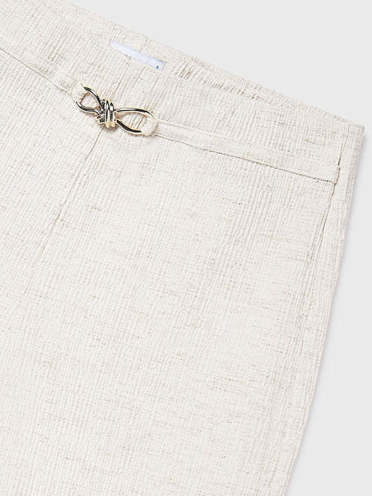 Kids Linen Trousers Beige