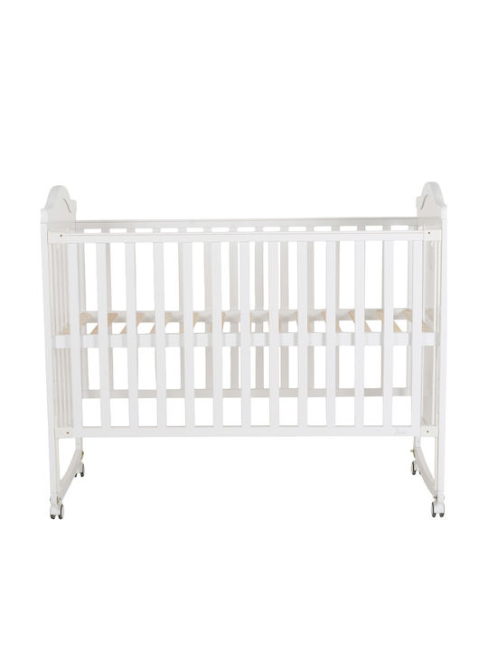 Cangaroo Babybett Weiß für Matratze 60x120cm