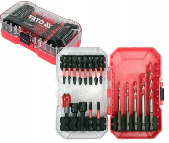 Set Capete de Șurubelniță cu Impact Yato 18 Bucăți