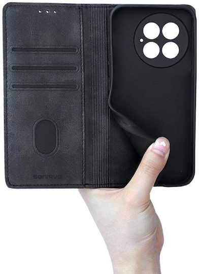 Vintage Magnet Brieftasche Wallet Sonique OnePlus 13 5G Schwarze
