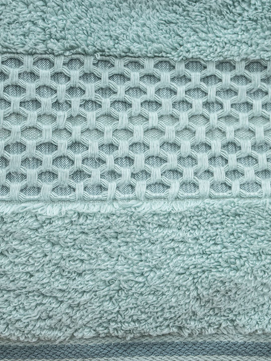 Lino Home Hand Towel Igalo 30x50cm Mint Weight 600gr/m²
