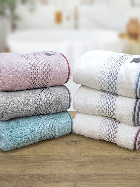 Lino Home Hand Towel Igalo 30x50cm Mint Weight 600gr/m²