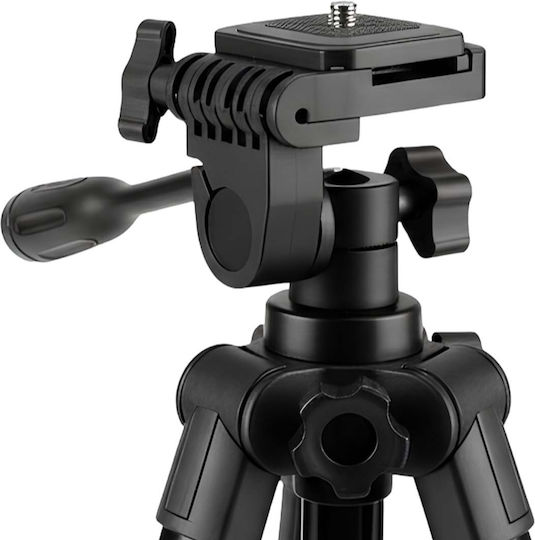Avizar Tripod Phone 1.4m 3d Ball Head Adjustable Wrist Strap Black