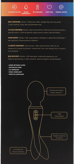 nu sensuelle Alluvion Xlr8 Vibrator Massage 28cm Lila