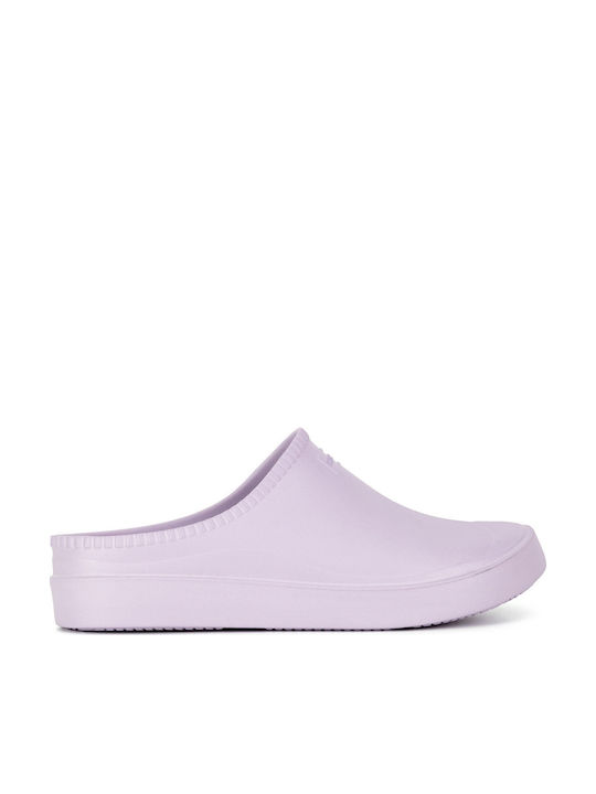 Hunter Damen Clogs Lila