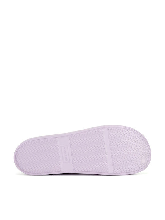 Hunter Damen Clogs Lila