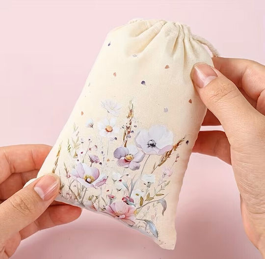 By Queen Ρομαντικό Floral Pastel Bloom Πουγκί Δώρου