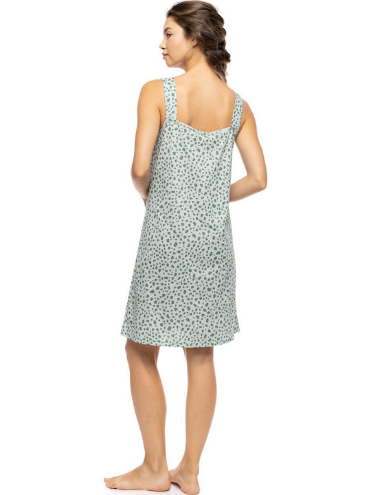 Pink Label Summer Women's Nightgown Jade