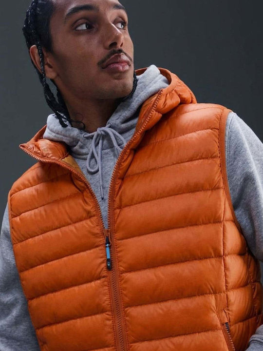Sleeveless Jacket Orange
