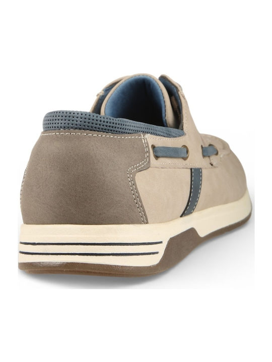 Ανδρικά Boat Shoes σε Μπεζ Χρώμα