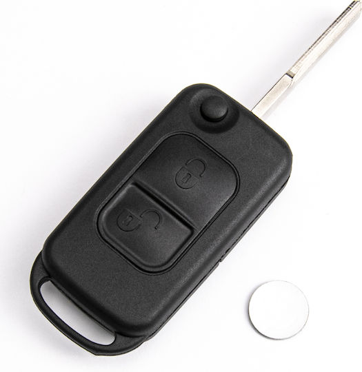 Car Key Shell with Blade without Buttons for Mercedes Benz