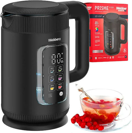 Webber Βραστήρας 1.5lt 1800W Καφέ