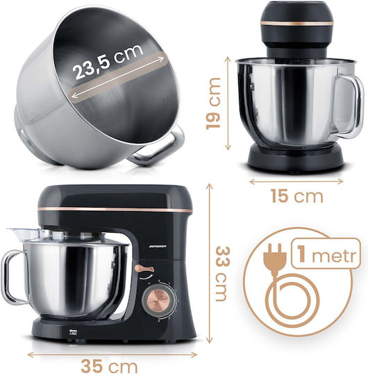 Berdsen Mixează 1400W cu Vas din Oțel Inoxidabil 6lt