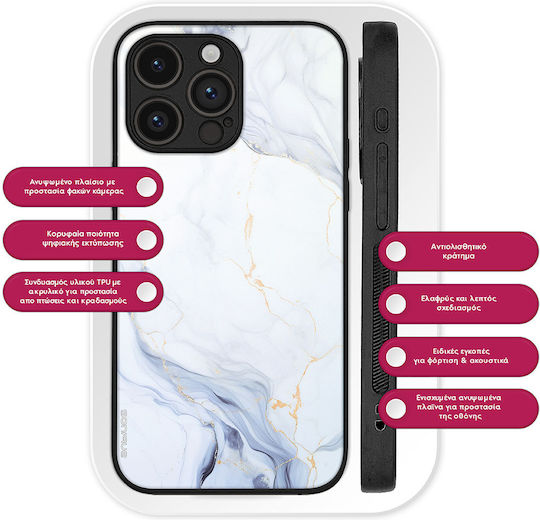 Sonique Marmor Serie Xiaomi Poco F8 Ultra 5g Weiße Handyhülle 02
