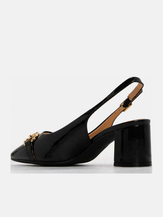 Pumps mit mittelhohem Absatz Schwarz